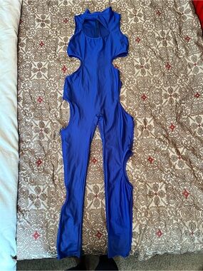 AKIRA Electric Blue Women Jumpsuit Large